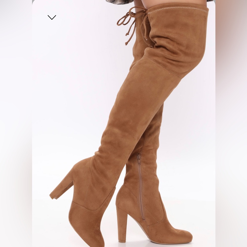 Fashion Nova, knee high boots